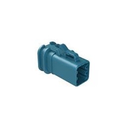 1 pcs : ATP06-6S-OMRDBLU - Automotive Connectors 6-Position Female Plug, Overmold Compatible, Reduced Diameter Seal, Blue