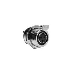 1 pcs : AG6MCC - XLR Connectors 6 Pole Mini XLR Chassis Mount G Type Male Machined Contacts Nickel Finish