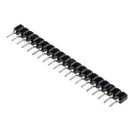 5 pcs - Winslow Straight Through Hole Mount Socket Strip, 20-Contact, 1-Row, 2.54mm Pitch, Solder Termination