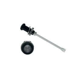 1 pcs - RHD-1640-F9PZ67PR Bivar, Panel Mount Vertical LED Light Pipe, Clear Round Lens