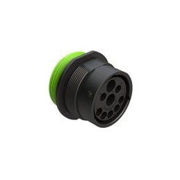 1 pcs : AHDP04-24-91PN-WTA - Standard Circular Connector Size 24, 9 Position Receptacle, Pin, Normal Diameter Seal, Wide Thread 