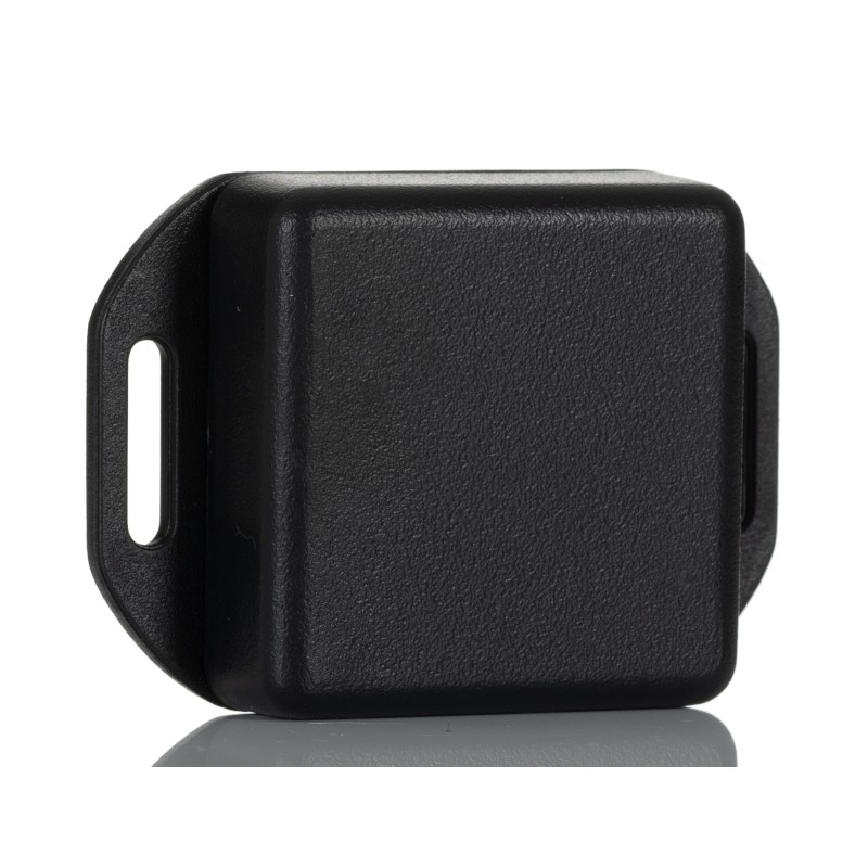 1 pcs - Hammond 1551 Series Black ABS Enclosure, IP54, Flanged, Black Lid, 40 x 40 x 15mm