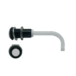 1 pcs - RHD-1100-3500-F9PD67PR Bivar, Panel Mount Right Angle LED Light Pipe, Diffused Round Lens