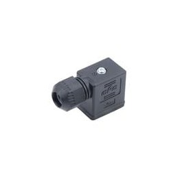 1 pcs : 1212020017 - Circular DIN Connectors mPm FORM B IND H12 BLK V0 MOUNTED