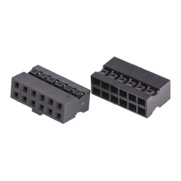 1000 pcs - Amphenol Communications Solutions, Minitek Pwr Connector Housing, 2mm Pitch, 12 Way, 2 Row