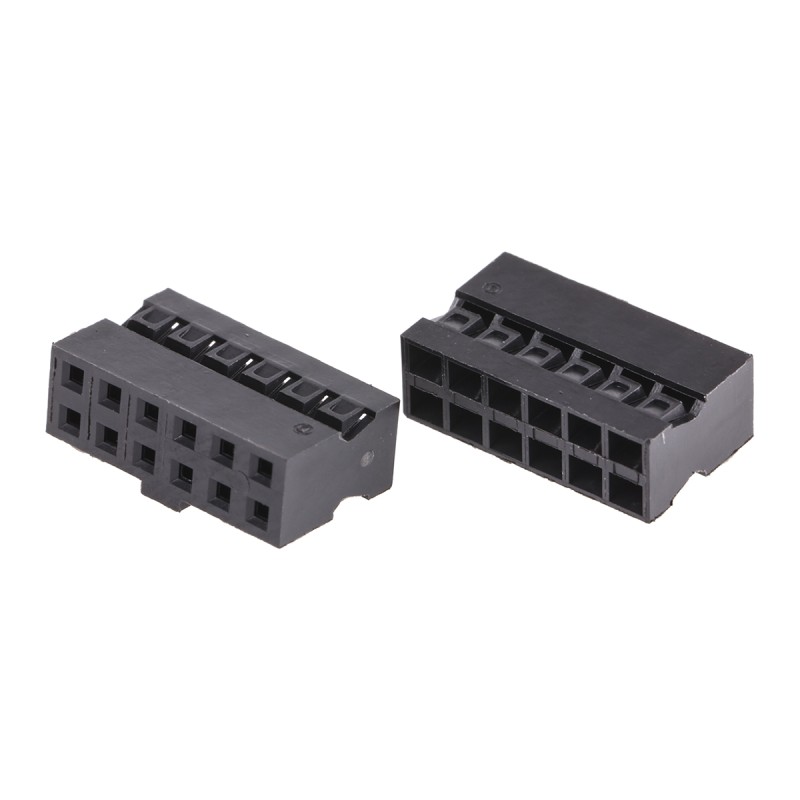 1000 pcs - Amphenol Communications Solutions, Minitek Pwr Connector Housing, 2mm Pitch, 12 Way, 2 Row