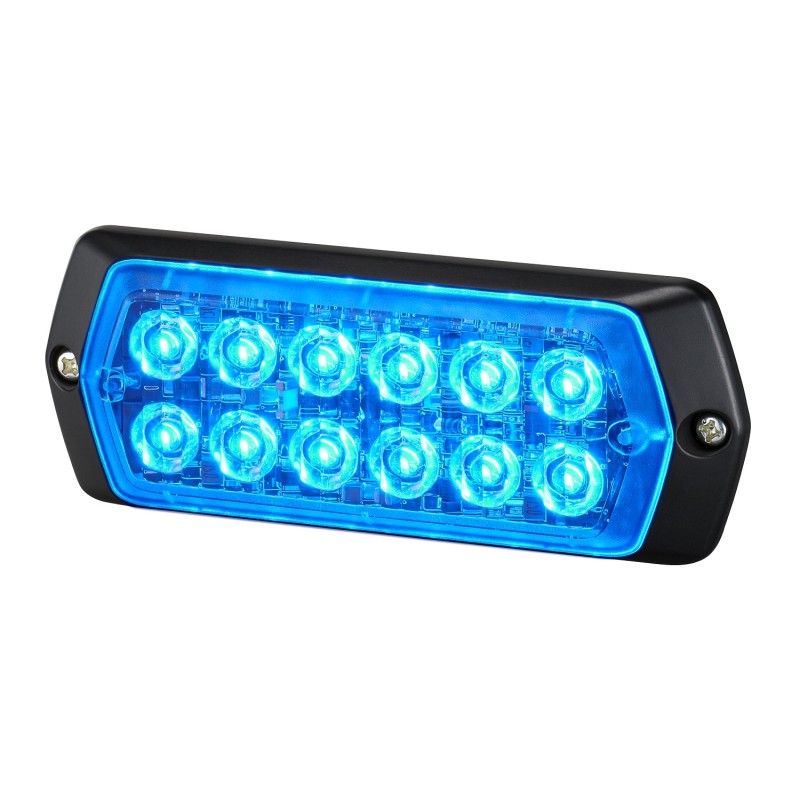 1 pcs - Patlite 2M1 Series Blue Multiple Effect Warning Light, 12 - 24 V, Indoor/Outdoor, LED Bulb, IP68