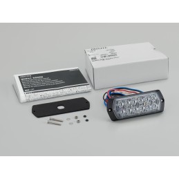 1 pcs - Patlite 2M1 Series Blue Multiple Effect Warning Light, 12 - 24 V, Indoor/Outdoor, LED Bulb, IP68