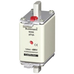 1 pcs - Eaton 50A Centred Tag Fuse, NH00, 690V ac