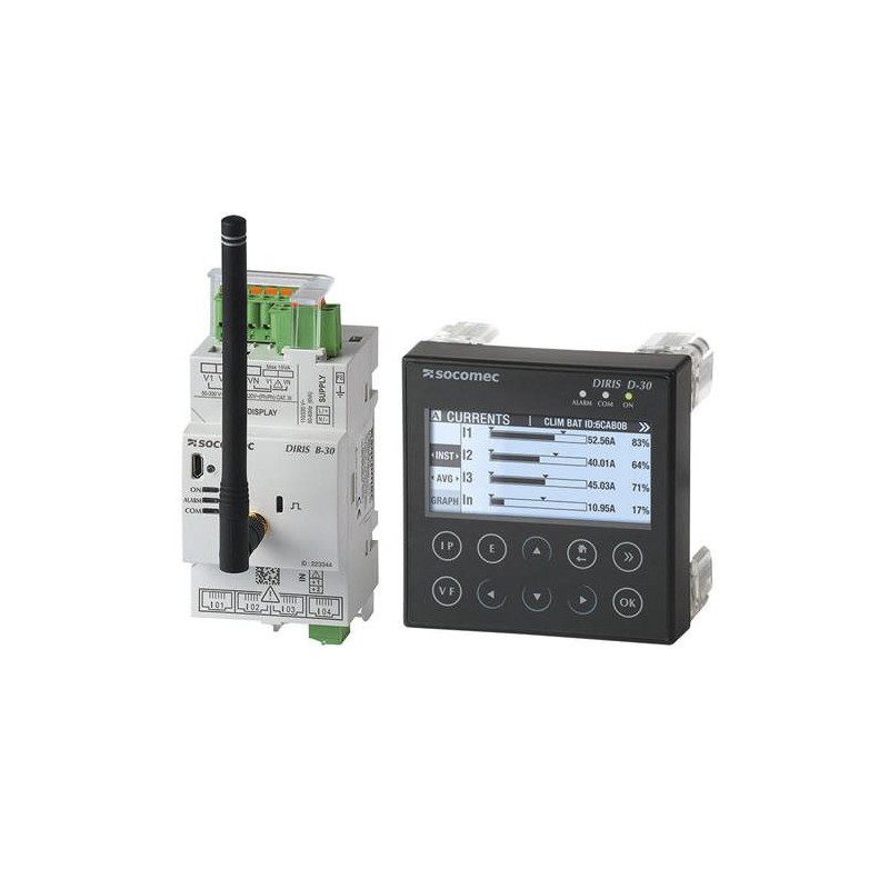 1 pcs - Socomec 3 Phase LCD Energy Meter