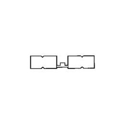 1 pcs : 322823 - Terminals DG 22-16COM 22-18MIL HR AU R 8