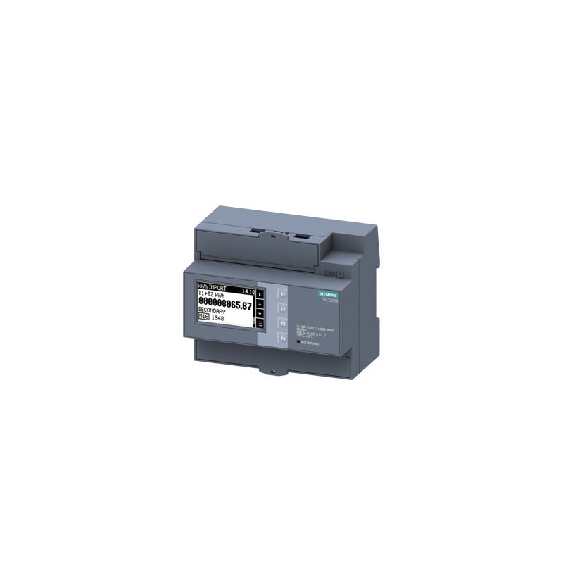 1 pcs - Siemens 3 Phase LCD Energy Meter, Type