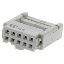 5 pcs - HARTING 10-Way IDC Connector Socket for Cable Mount, 2-Row