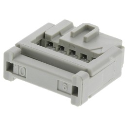 5 pcs - HARTING 10-Way IDC Connector Socket for Cable Mount, 2-Row