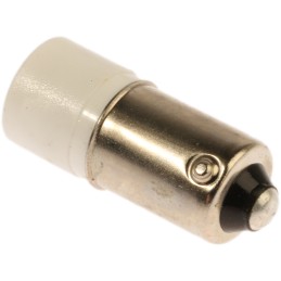 1 pcs - RS PRO White LED Indicator Lamp, 12V ac/dc, BA9s Base, 10mm Diameter, 2070mcd
