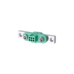 1 pcs : G125-2240696F5 - Headers & Wire Housings 3+3 Pos FCableHouse Rear Panel Mount