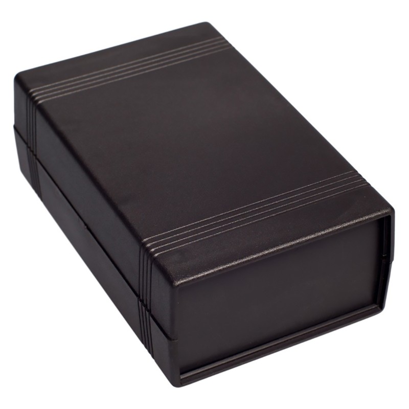 1 pcs - RS PRO Black ABS Enclosure, IP30, IK06, 147.6 x 92.5 x 50.3mm