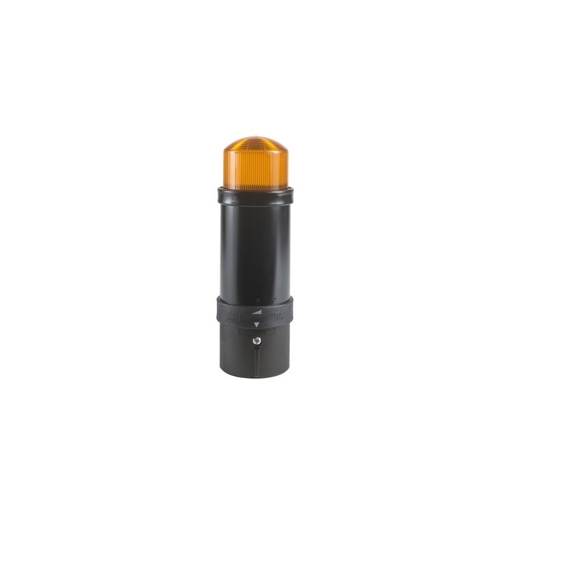 1 pcs - Schneider Electric Harmony XVB Series Amber Flashing Beacon, 24 V ac/dc, Base Mount, Discharge Tube Bulb, IP65