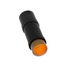 1 pcs - Schneider Electric Harmony XVB Series Amber Flashing Beacon, 24 V ac/dc, Base Mount, Discharge Tube Bulb, IP65