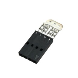 5 pcs - Molex, 70400 Female Crimp Connector Housing, 2.54mm Pitch, 4 Way, 1 Row