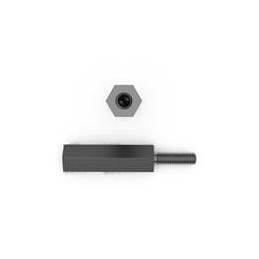 1 pcs : M2264-6010-AL - Standoffs & Spacers HEX M/F STDFF 6' OR UNDER Metric Hex Male-Female Standoff