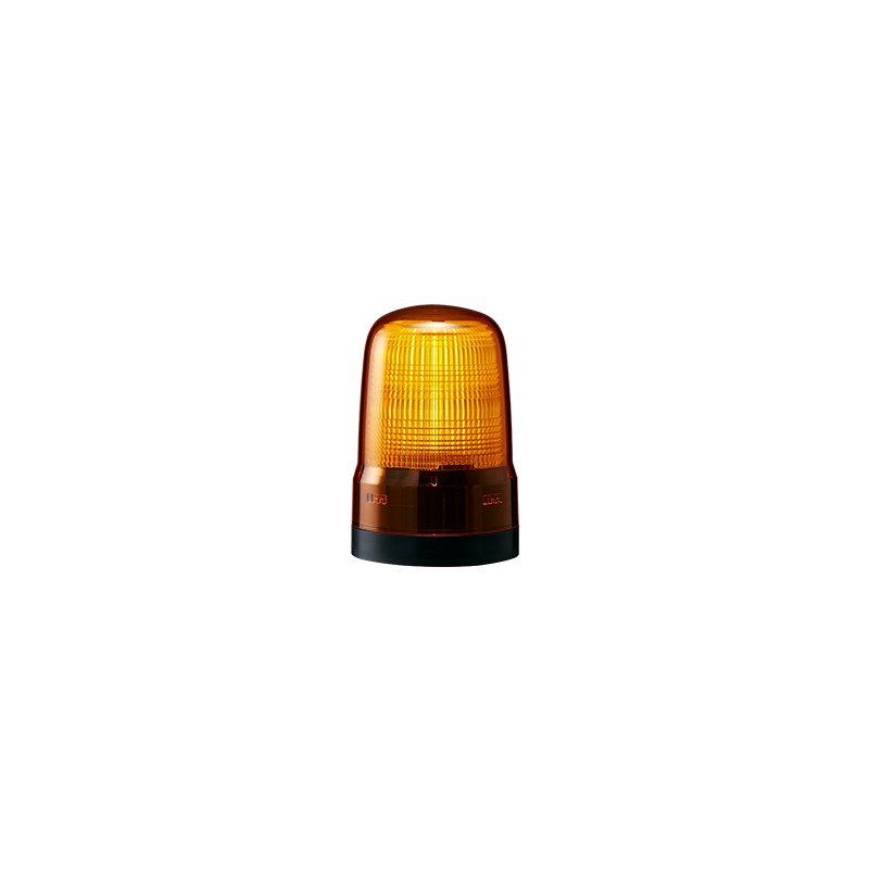1 pcs - Patlite SF Series Amber Multiple Effect Beacon, 12-24 VDC, Base Mount, LED Bulb, IP66