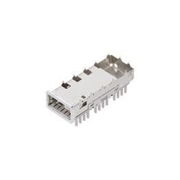 1 pcs : 2057855-1 - I/O Connectors Cage Assy w/ Hsink QSFP Behind Bezel