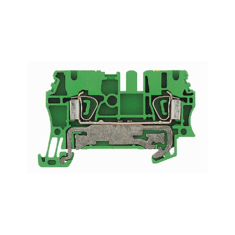 5 pcs - Weidmuller 2-Way ZPE 6 Earth Terminal Block, 20 - 8 AWG Wire, Clamp, Wemid Housing