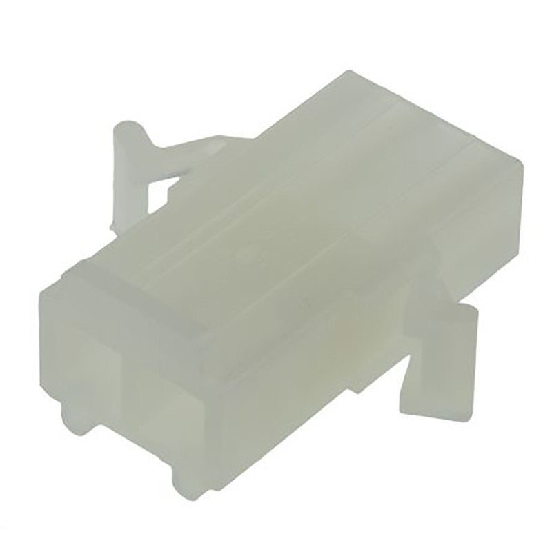 1000 pcs - Molex, Standard .093' Male Crimp Connector Housing, 6.7mm Pitch, 2 Way, 1 Row