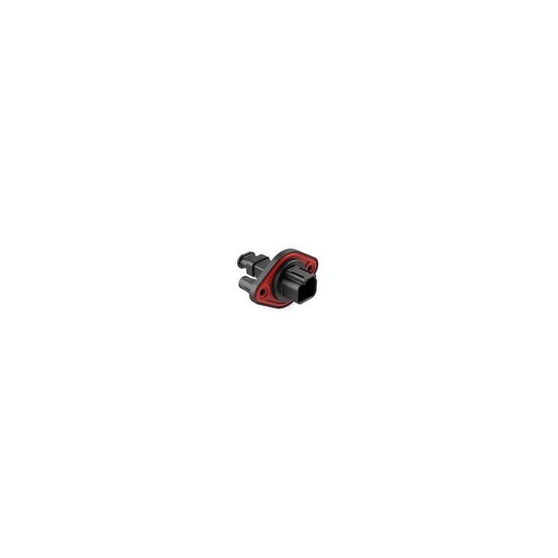 1 pcs : AT04-2P-PM16 - Automotive Connectors 2 Position Receptacle, Pin, Panel Mount, Self-Threading, Reduced Diameter Seal, Str