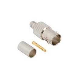 1 pcs : 112649 - RF Connectors / Coaxial Connectors BNC ST JACK 59 20 AWG 75 OHM TF