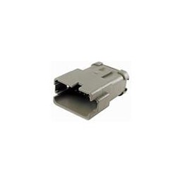 1 pcs : DT04-12PA-P021 - Automotive Connectors REC, 12P, GRY, BUSBAR 1X12, NICKEL, A