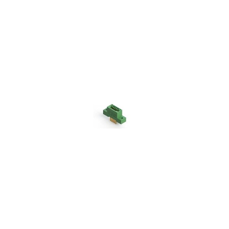 1 pcs : 345-010-500-202 - Standard Card Edge Connectors 10P DUAL .100 X .200 GREEN