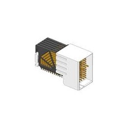 1 pcs : 10052825-101LF - High Speed/Modular Connectors VS AIRMAX, R/A HDR 72POS, PRESS-FIT