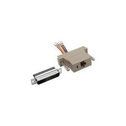 1 pcs : P440-825FM - D-Sub Adapters & Gender Changers F/M MOD SERIAL ADPT, RJ45-DB25