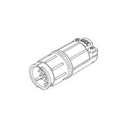 1 pcs : W5280-12PG-535 - Standard Circular Connector MU WR CBL/CBL 2 0 PIN CMP 535