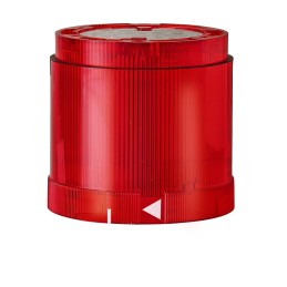 1 pcs - Werma KS70 Series Red Flashing Effect Flashing Light Element, 24 V, LED Bulb, DC