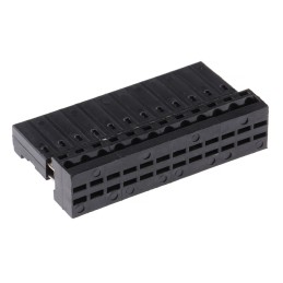 5 pcs - Stelvio Kontek 12-Way IDC Connector Socket for Cable Mount, 1-Row