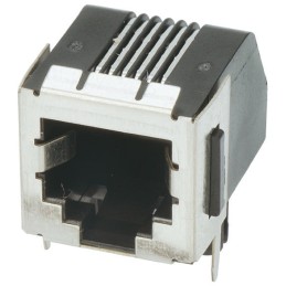 5 pcs - TE Connectivity 5555140 Series Female RJ25 Connector, Through Hole, Cat3