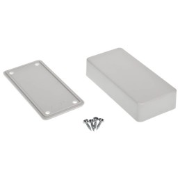 1 pcs - RS PRO Light Grey Polycarbonate Enclosure, IP54, 93 x 44 x 25mm