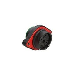 1 pcs : AHDP02-24-14SN-SRA - Standard Circular Connector 14 POSITION PANEL MOUNT RECEPT
