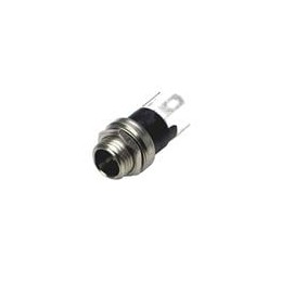 1 pcs : 722A - DC Power Connectors 2.0MM round w/ nut