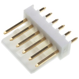 1000 pcs - Molex KK 254 Series Straight Through Hole Pin Header, 6 Contact(s), 2.54mm Pitch, 1 Row(s), Unshrouded