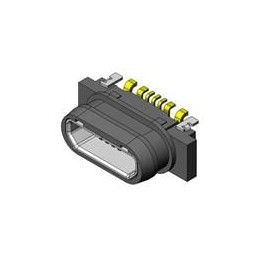 1 pcs : DX4RNW5HJ3R1000 - USB Connectors WTRPROOF USB CNCT W/ ASSOC P/N D273-5015