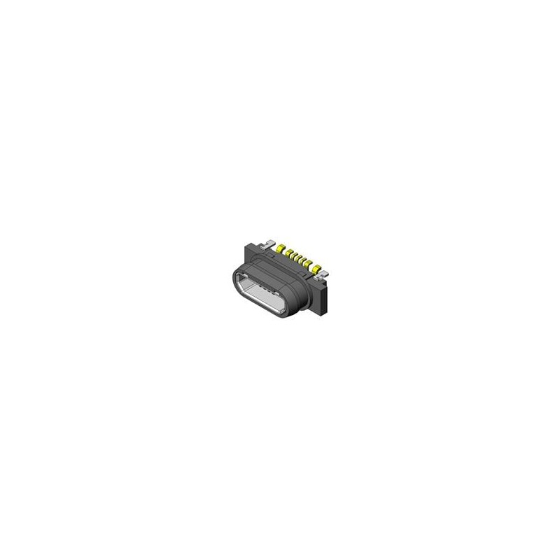 1 pcs : DX4RNW5HJ3R1000 - USB Connectors WTRPROOF USB CNCT W/ ASSOC P/N D273-5015
