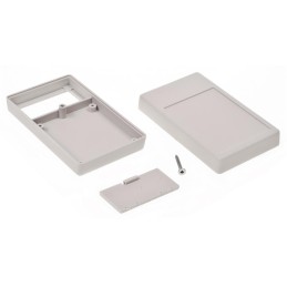 1 pcs - RS PRO Light Grey Polycarbonate Enclosure, IP10, 104 x 63 x 28mm