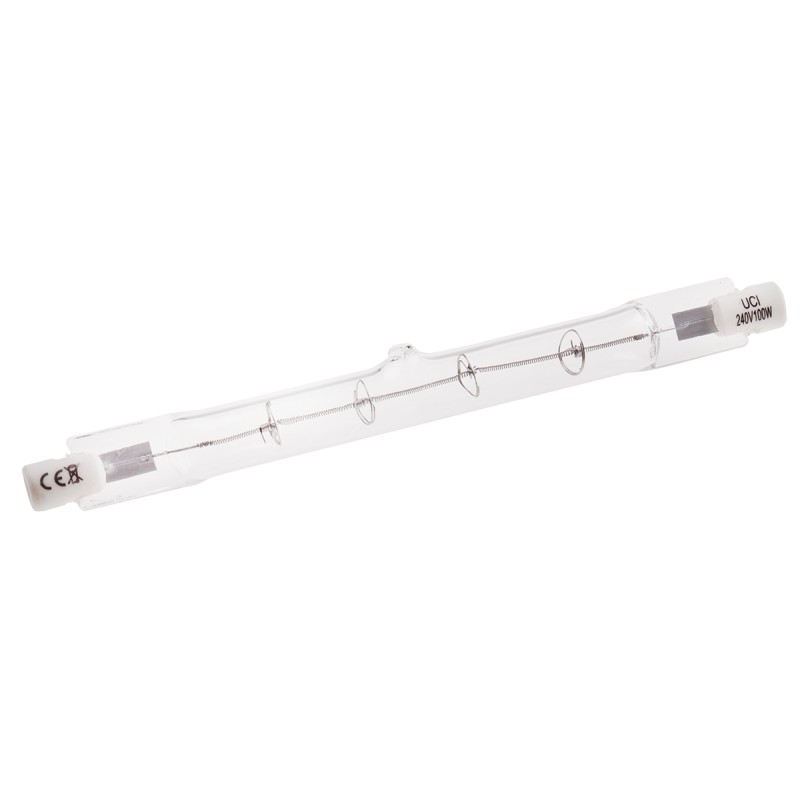 1 pcs - RS PRO 100 W R7S Infrared (IR) Heat Lamp 118 mm, 230 V