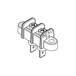 1 pcs : 38741-6604 - Barrier Terminal Blocks S-9 Ins Quick Conn o n op570 x250 y80 z3