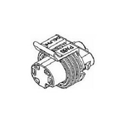 1 pcs : 12065402 - Automotive Connectors 4P FM BROWN CON ASY MP 150 SERIES 14AMPS