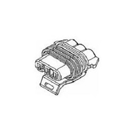 1 pcs : 12129946 - Automotive Connectors 3P FM GRAY CON ASSY 150 SERIES 14 AMPS